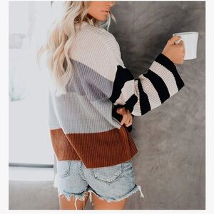 Striped Multicolor Women's Sweater